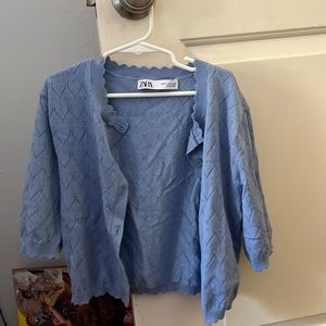 Zara cropped cardigan (short sleeve)
